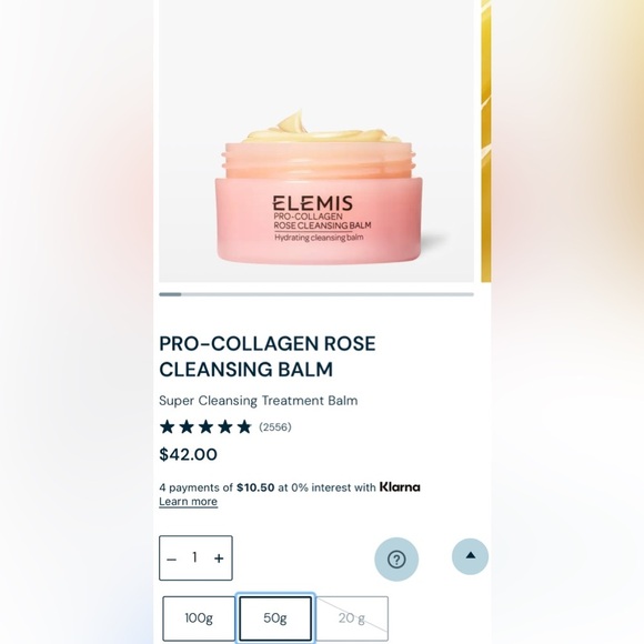 Elemis Pro-collagen ROSE cleansing balm 50g NEW - Picture 5 of 5